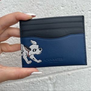 Disney X Coach Slim Card Case With Dalmatian Price Firm!